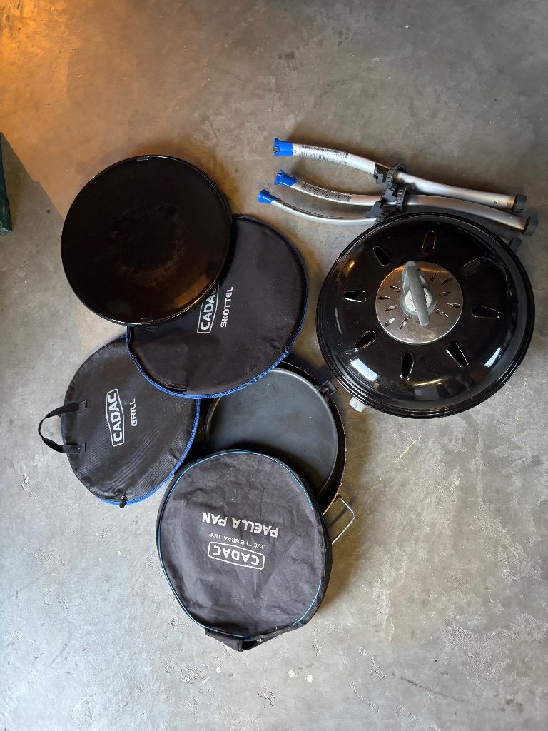 skottelbraai, Ophalen, Zo goed als nieuw, Cadac