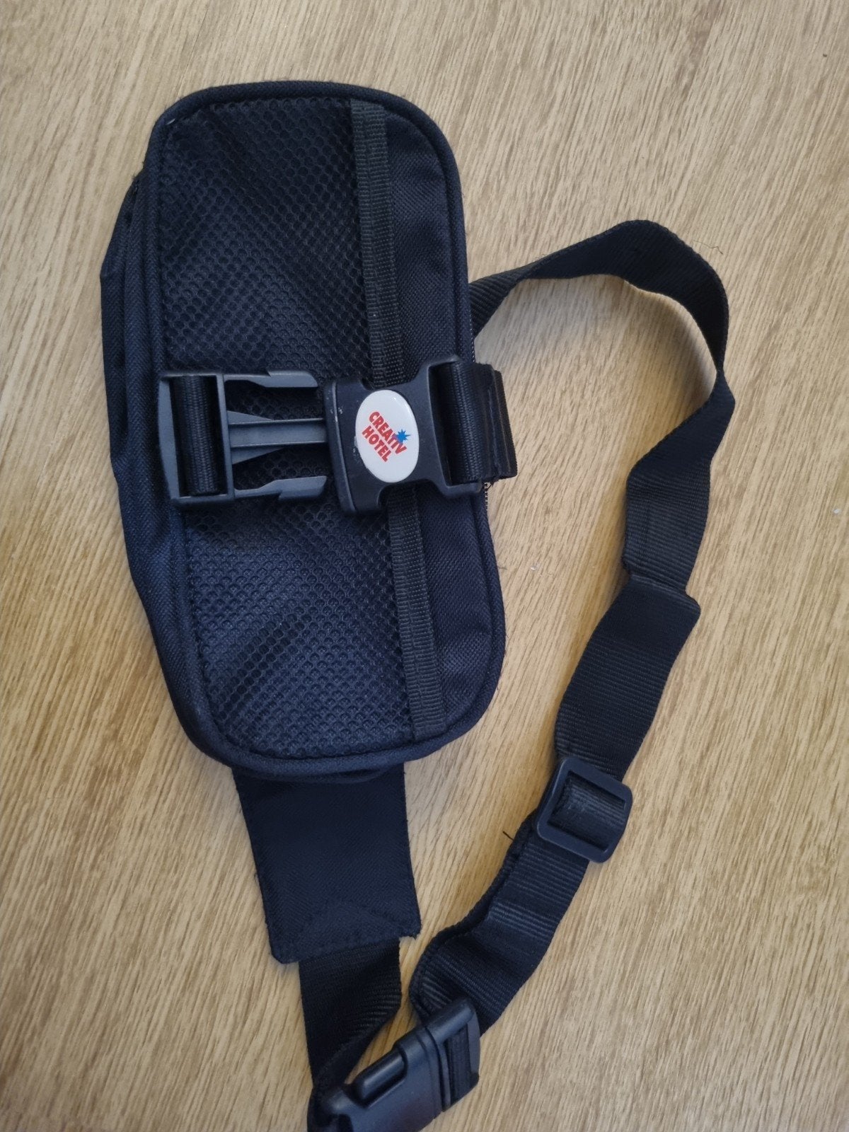 Handig zwart heuptasje met meerdere vakken, Overige merken, Gebruikt, Minder dan 30 cm, Ophalen of Verzenden