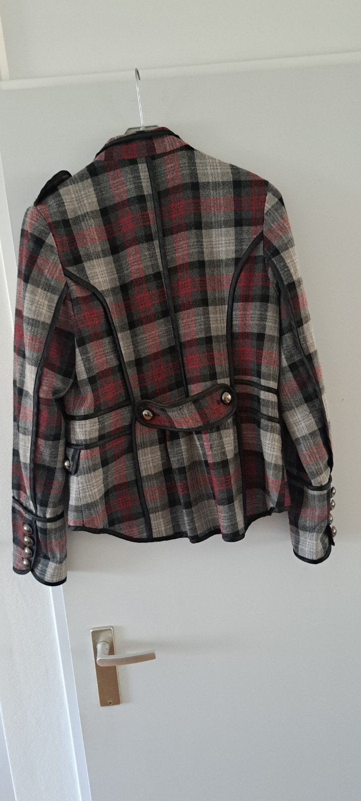 ruitjes blazer  mt 38 zgan, Maat 38/40 (M), Overige kleuren, Ophalen of Verzenden, Zo goed als nieuw