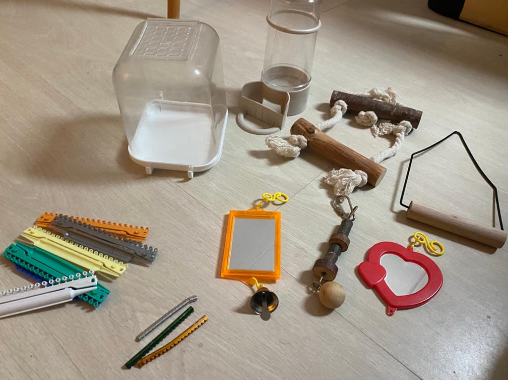 Vogel accessoires, Ophalen of Verzenden, Zo goed als nieuw, Speelgoed