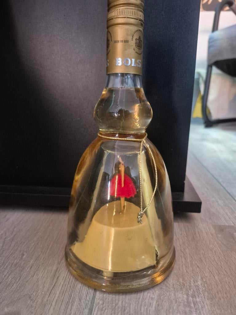 Bols Ballerina Gold Liqueur fles, vintage, Ophalen of Verzenden