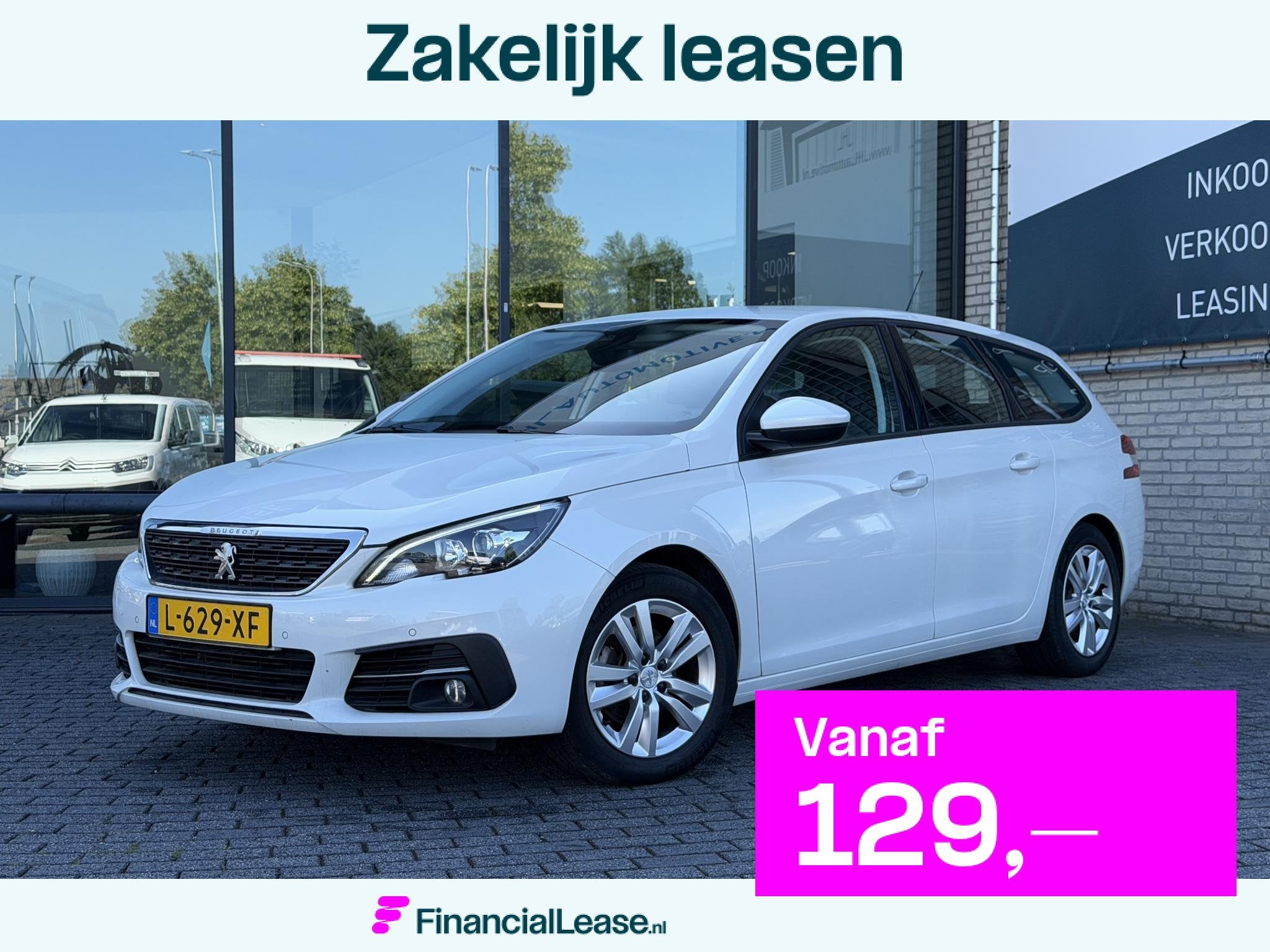 Peugeot 308 SW 1.2 *110PK*ECC*NAVI*CAM*HAAK*CRUISE*CARPLAY*, Voorwielaandrijving, Stof, Gebruikt, 620 kg