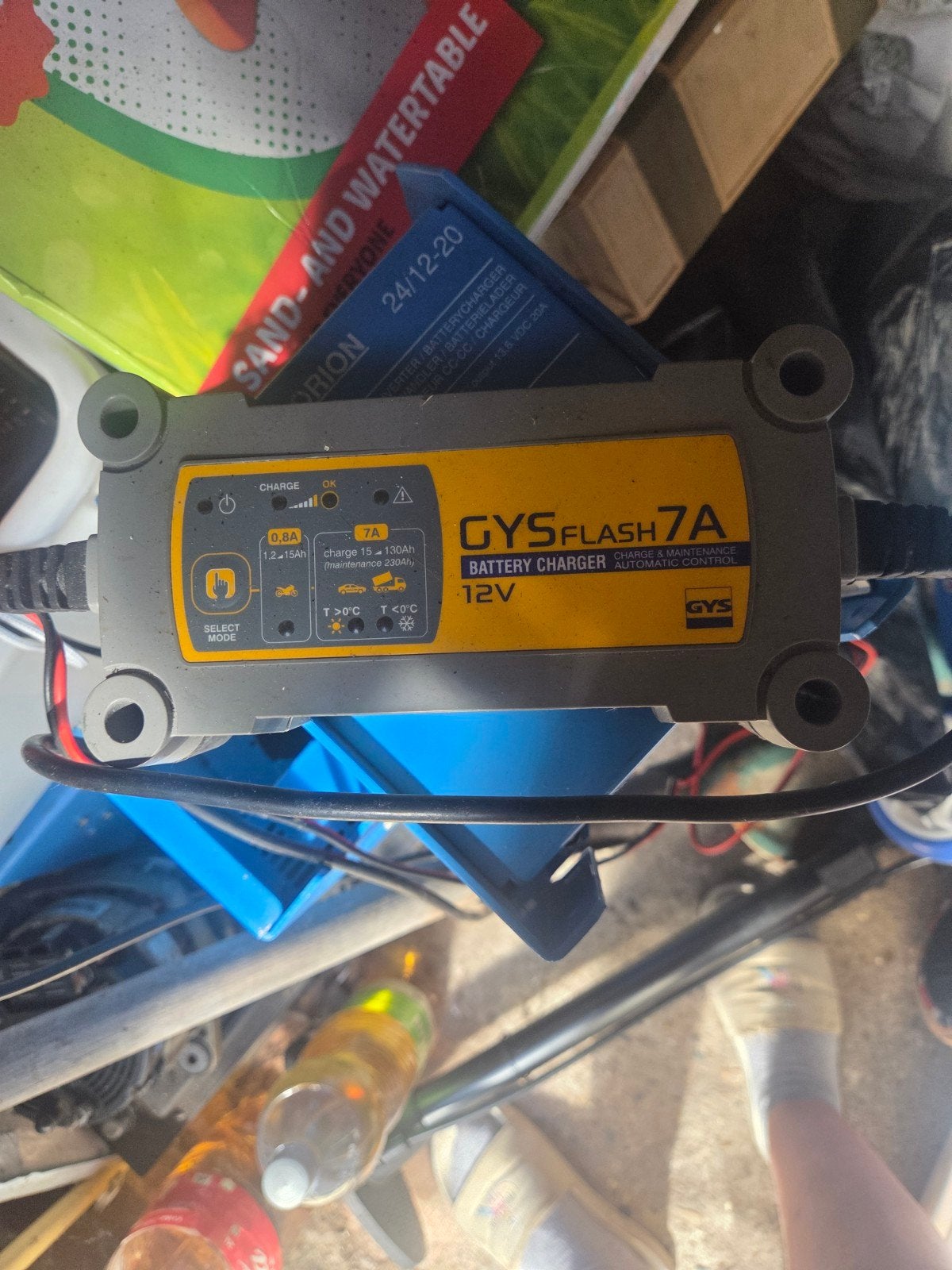 GYS Flash 7A Acculader 12V - Automatische Controle