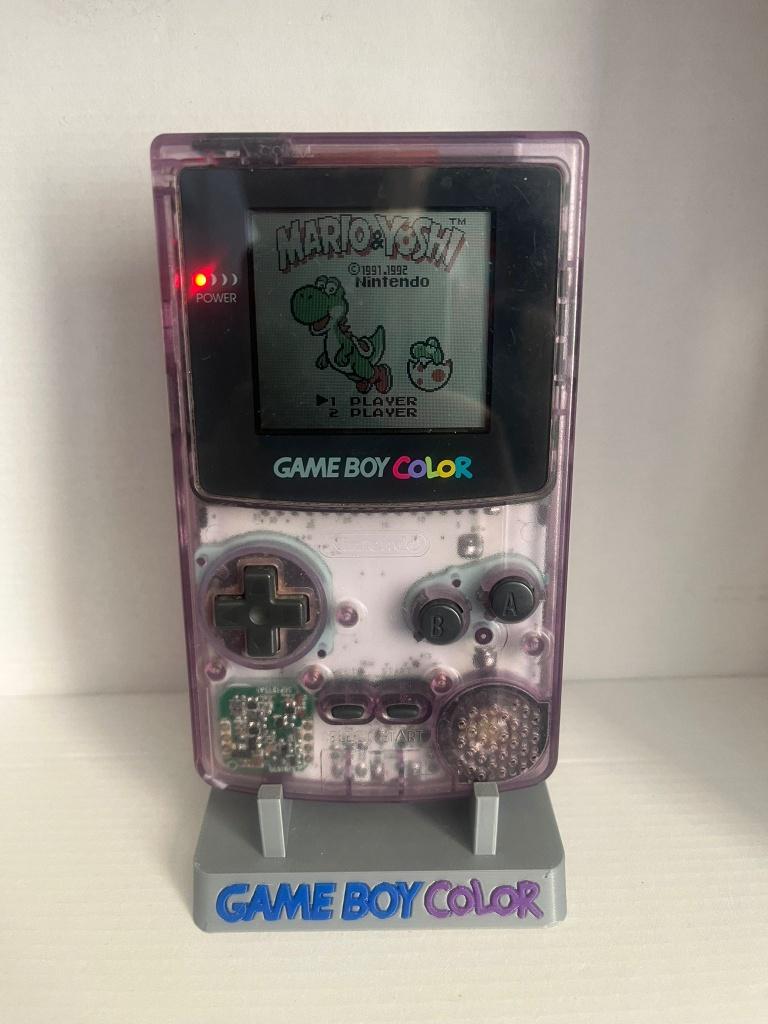 Nintendo Game Boy Color – [Purple Transparant], Spelcomputers en Games, Spelcomputers | Nintendo Game Boy, Gebruikt, Game Boy Color