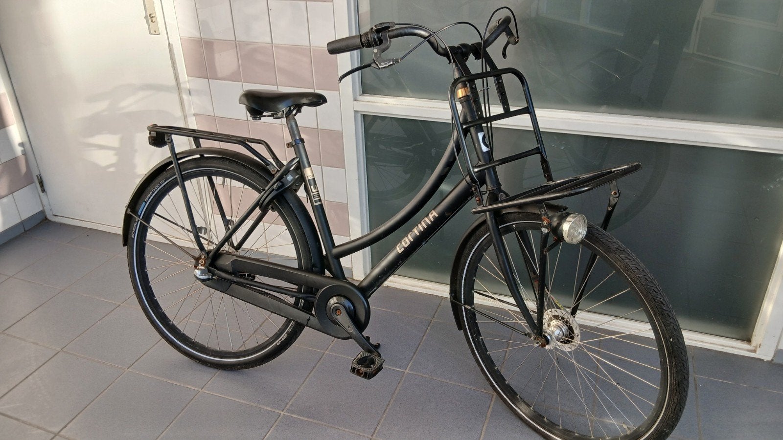 cortina omafiets 28 inch, Ophalen, Gebruikt