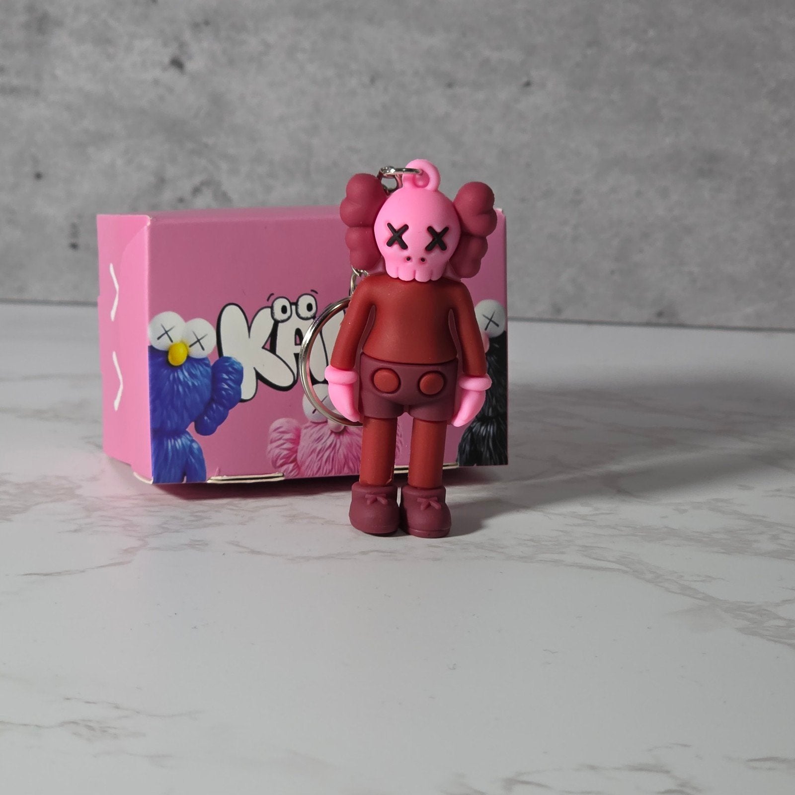 KAWS Roze Sleutelhanger, Ophalen of Verzenden, Nieuw