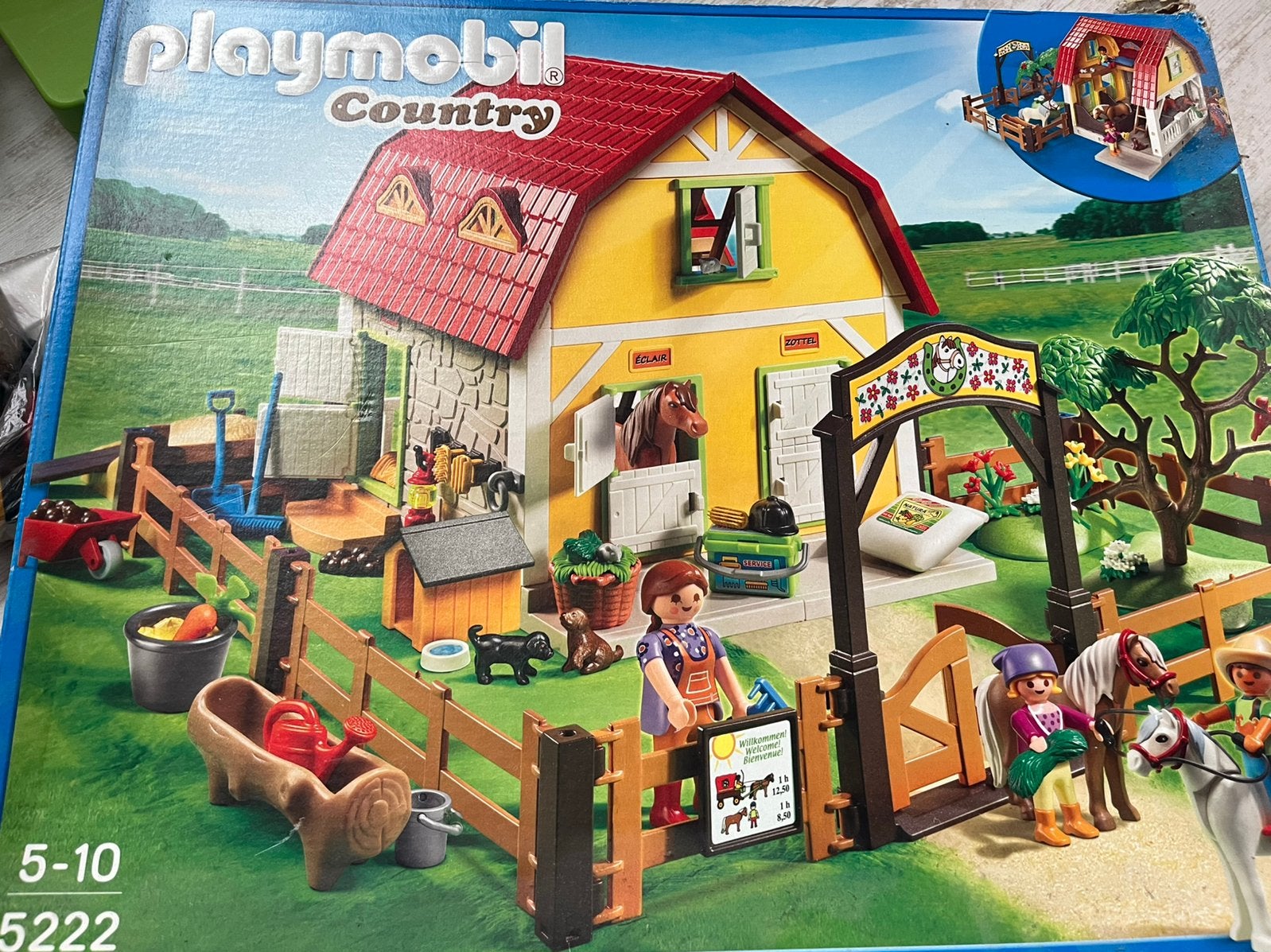Playmobil boerderij, Ophalen, Gebouw, Complete set, Zo goed als nieuw