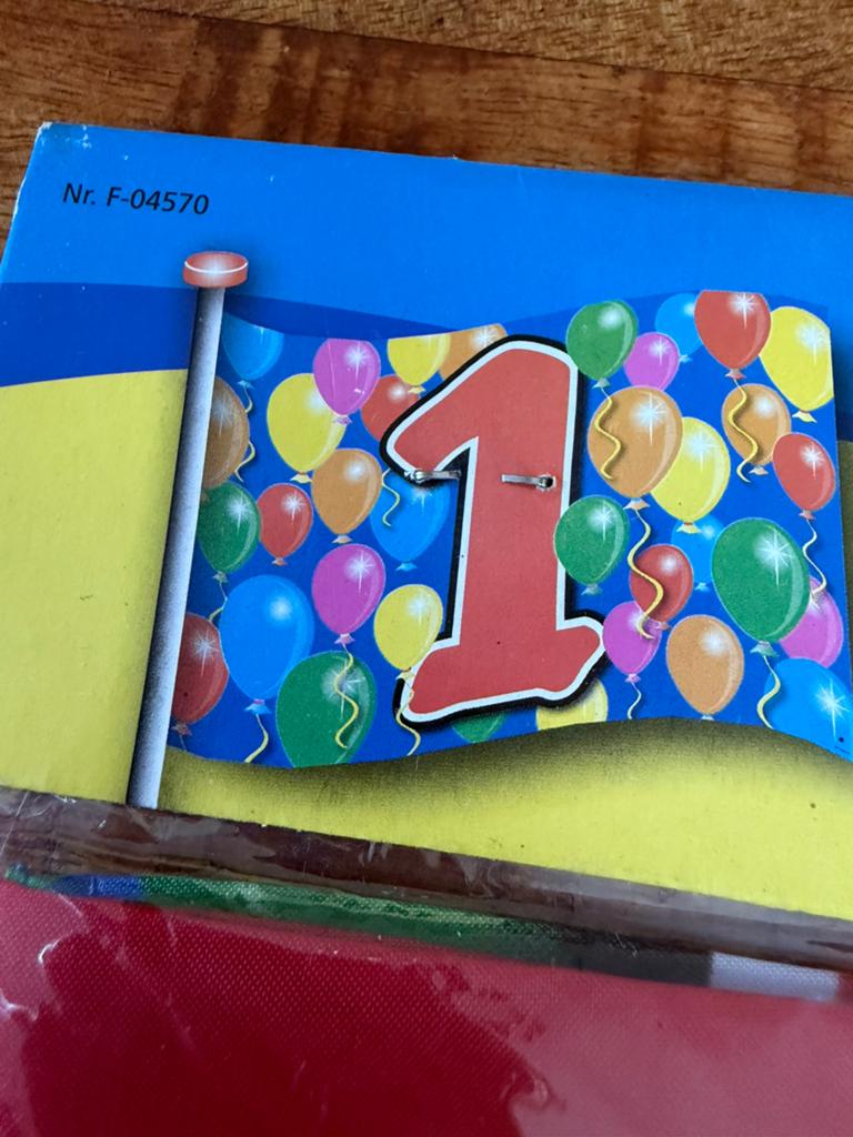 Versieringen voor 1ste verjaardag, Ophalen of Verzenden, Versiering, Verjaardag