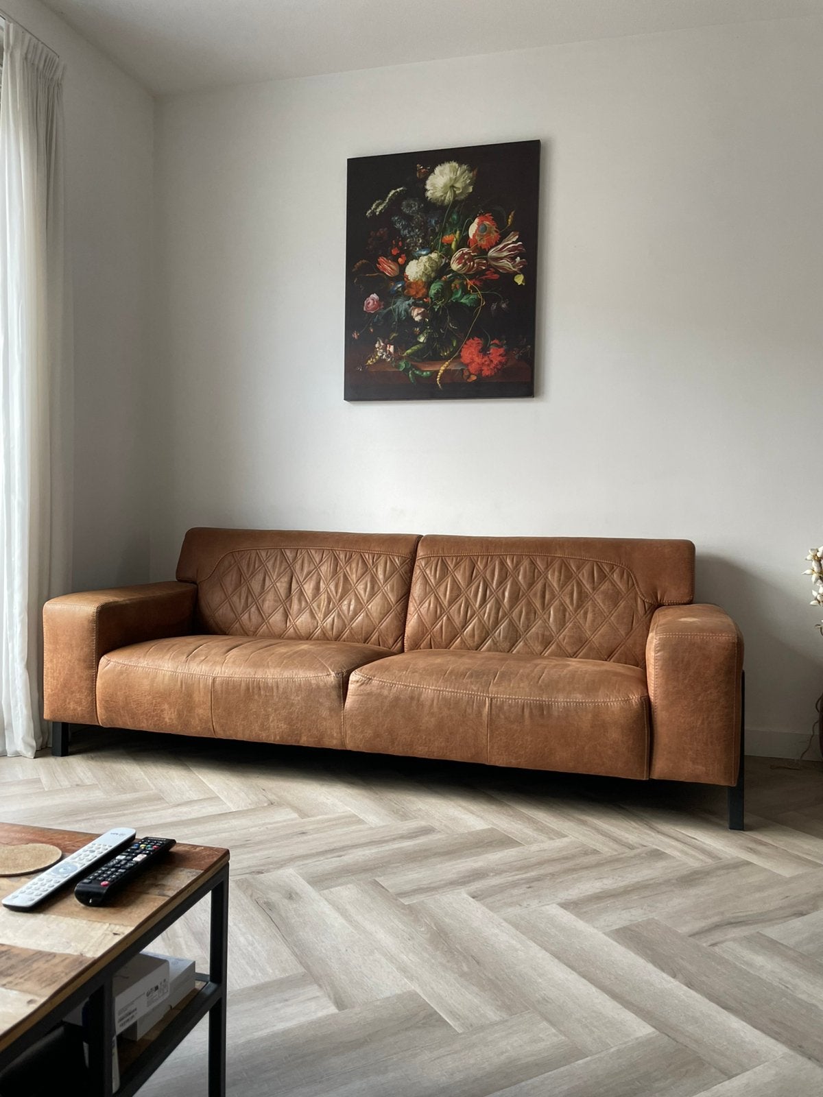 Robuste bank, Huis en Inrichting, Banken | Bankstellen, Ophalen, Gebruikt, Driepersoons, 75 tot 100 cm