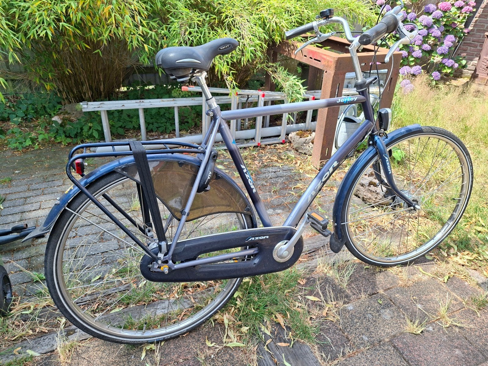 Herenfiets; Azor, Jersey, 28 Inch, Frame; 61 cm., 7 Versnell, Fietsen en Brommers, 57 tot 61 cm, Ophalen, Gebruikt, Overige merken
