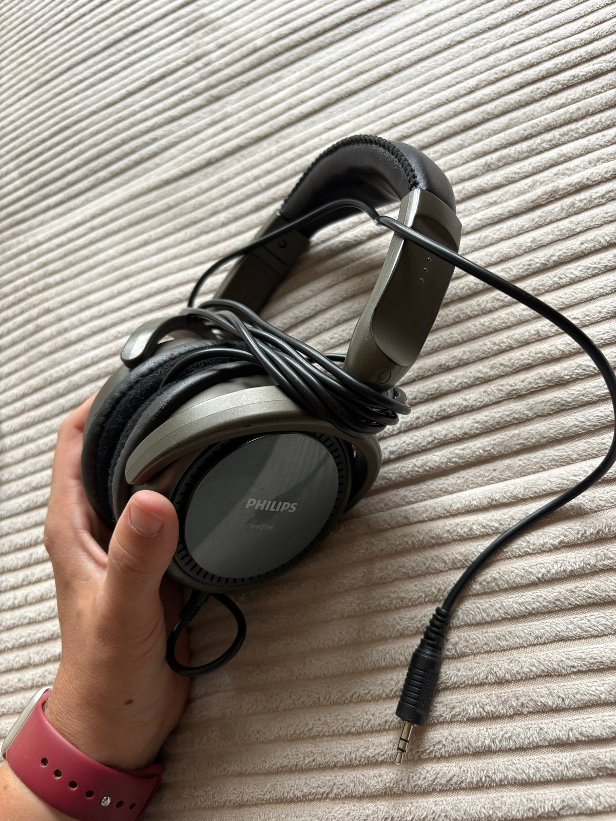 Philips bekabelde over-ear koptelefoon - Gebruikt, nette sta
