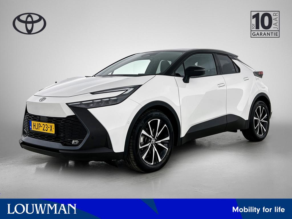Toyota C-HR 1.8 Hybrid 140 First Edition Bi-Tone | NIEUW GEL, Stof, 725 kg, 4 cilinders, Origineel Nederlands