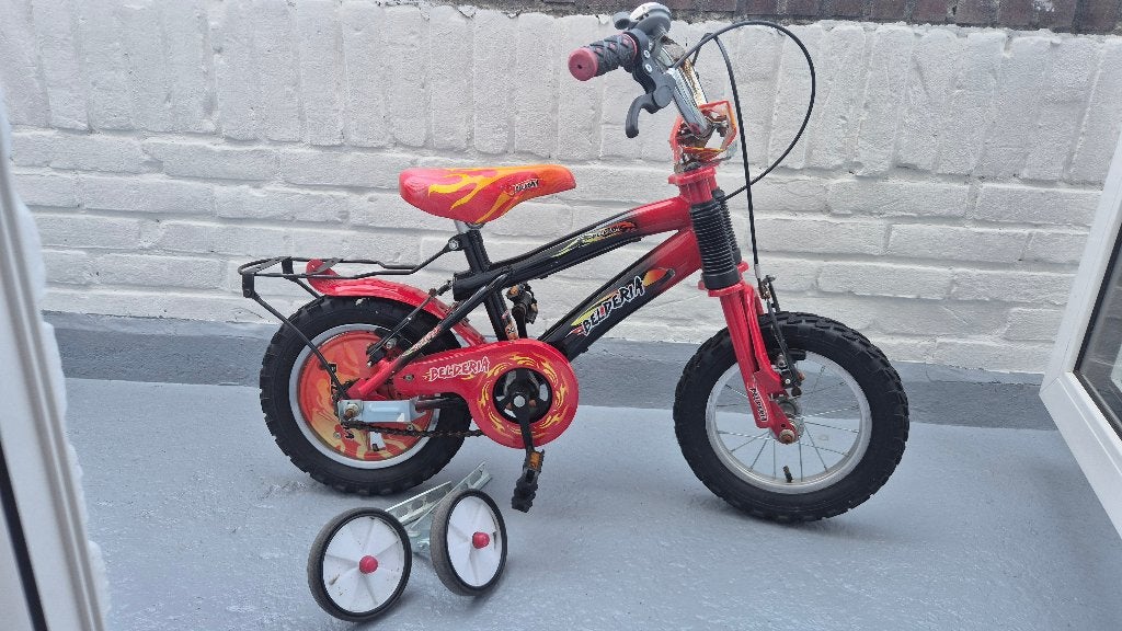 Kinderfiets, Ophalen, Gebruikt, Minder dan 16 inch, Zijwieltjes