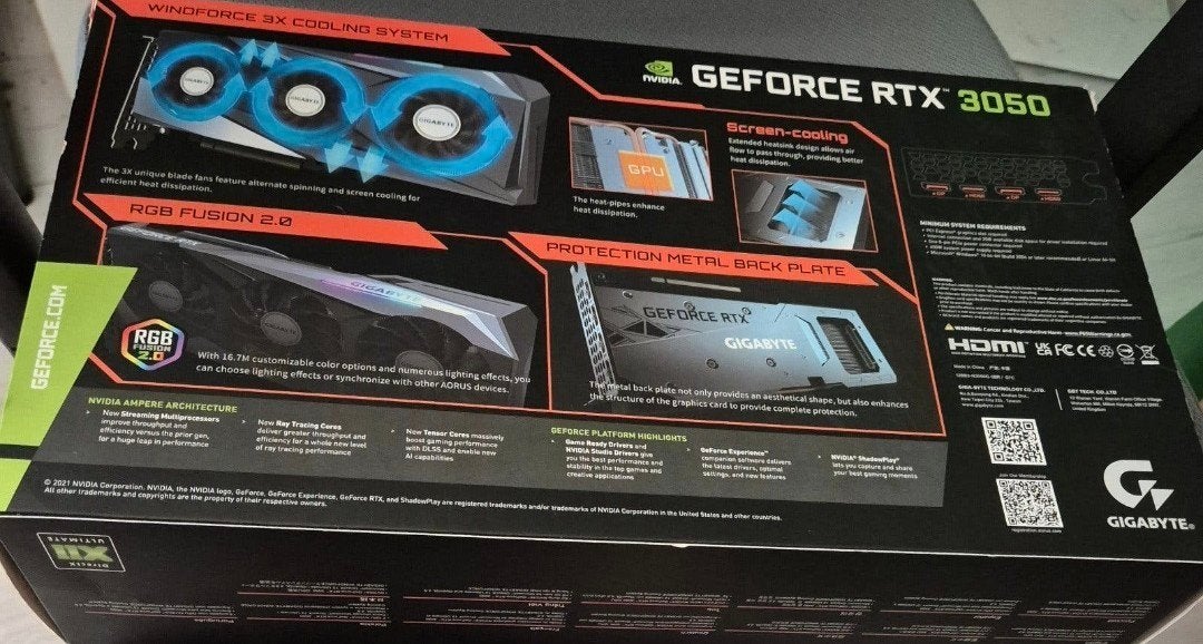 RTX 3050 8g videokaart., Computers en Software, Videokaarten, Ophalen of Verzenden, GDDR6, PCI-Express 4