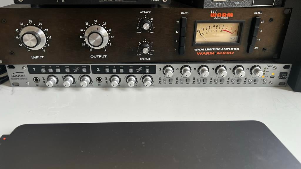 Audient ASP800 8-kanaals microfoonvoorversterker en ADC, Ophalen of Verzenden, Zo goed als nieuw