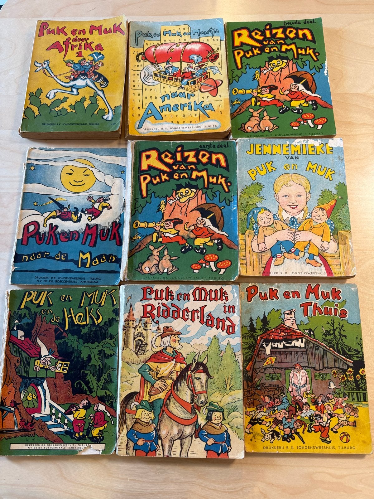 Puk en Muk Verzameling - Nostalgische Kinderboeken, Boeken, Ophalen of Verzenden, Gelezen, Fictie algemeen