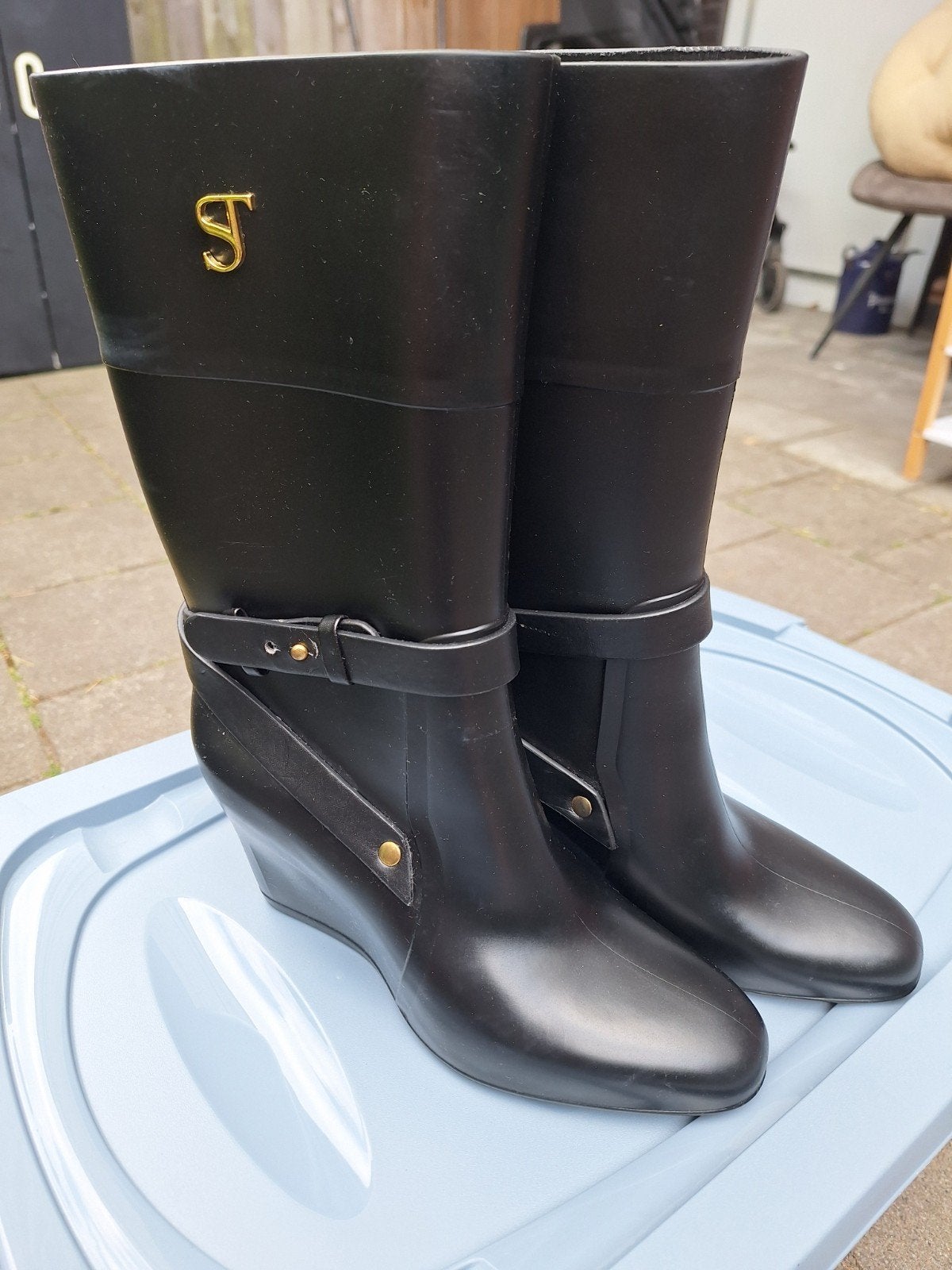 Supertrash regenlaarzen maat 37, Supertrash, Zwart, Ophalen of Verzenden, Regenlaarzen