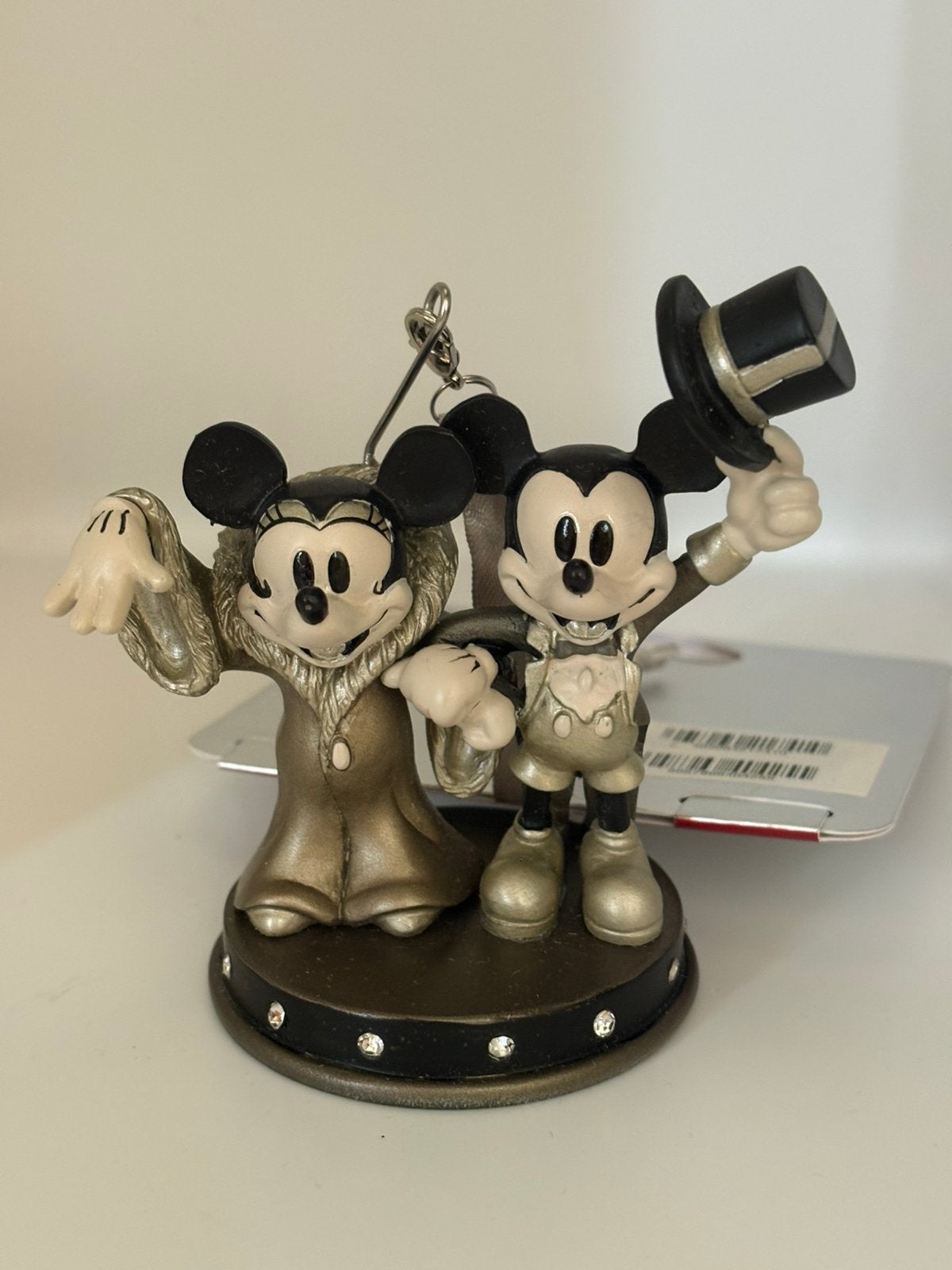 Disney sketchbook mickey & minnie ornament, Ophalen of Verzenden, Mickey Mouse, Zo goed als nieuw, Beeldje of Figuurtje
