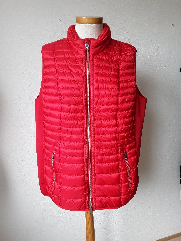 Bodywarmer Barbara Lebek mt 46 rood, Verzenden, Maat 46/48 (XL) of groter, Zo goed als nieuw, Barbara Lebek