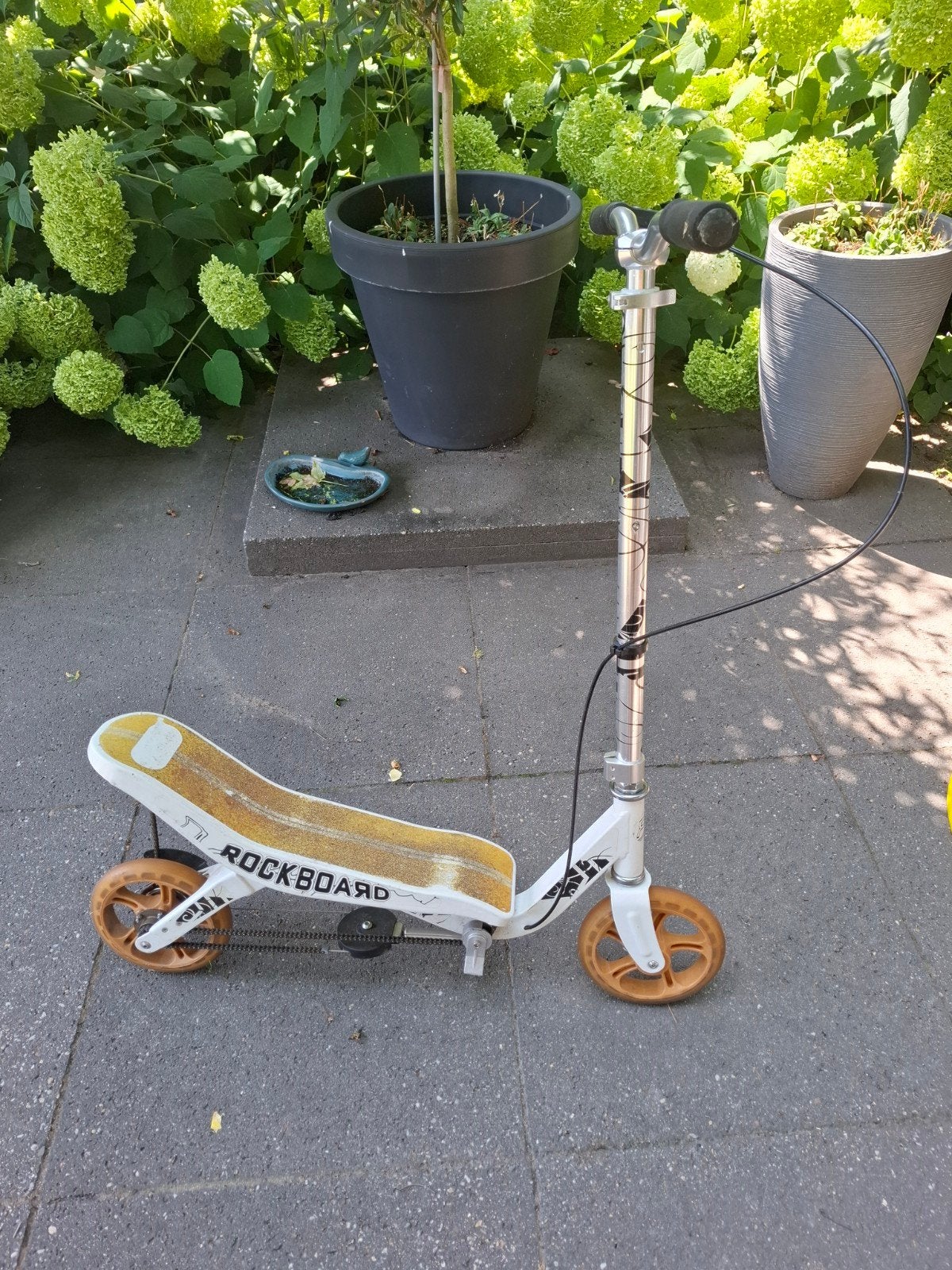 Spacescooter rockboard- Gebruikt, Fietsen en Brommers, Ophalen, Gebruikt, Gewone step, Rockboard