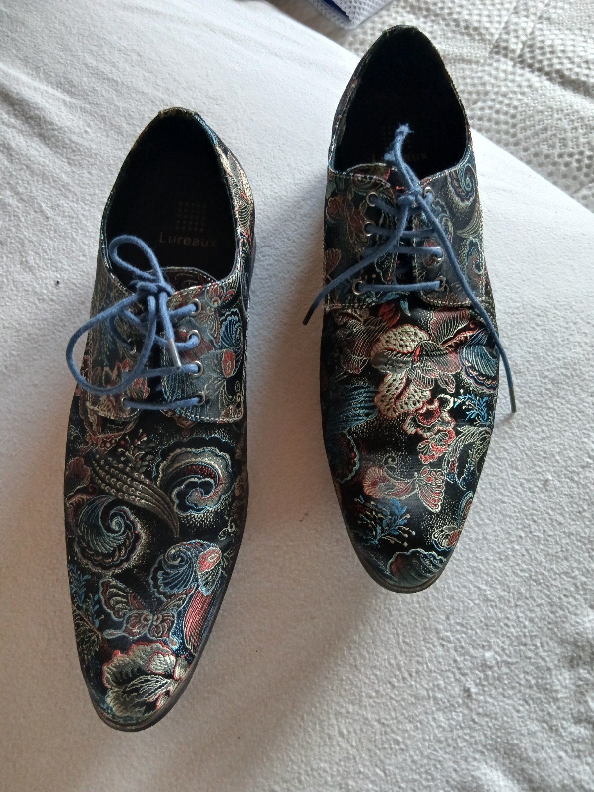 Lureaux veterschoenen met bloemenprint, maat 44, Ophalen of Verzenden, Nieuw, Overige kleuren