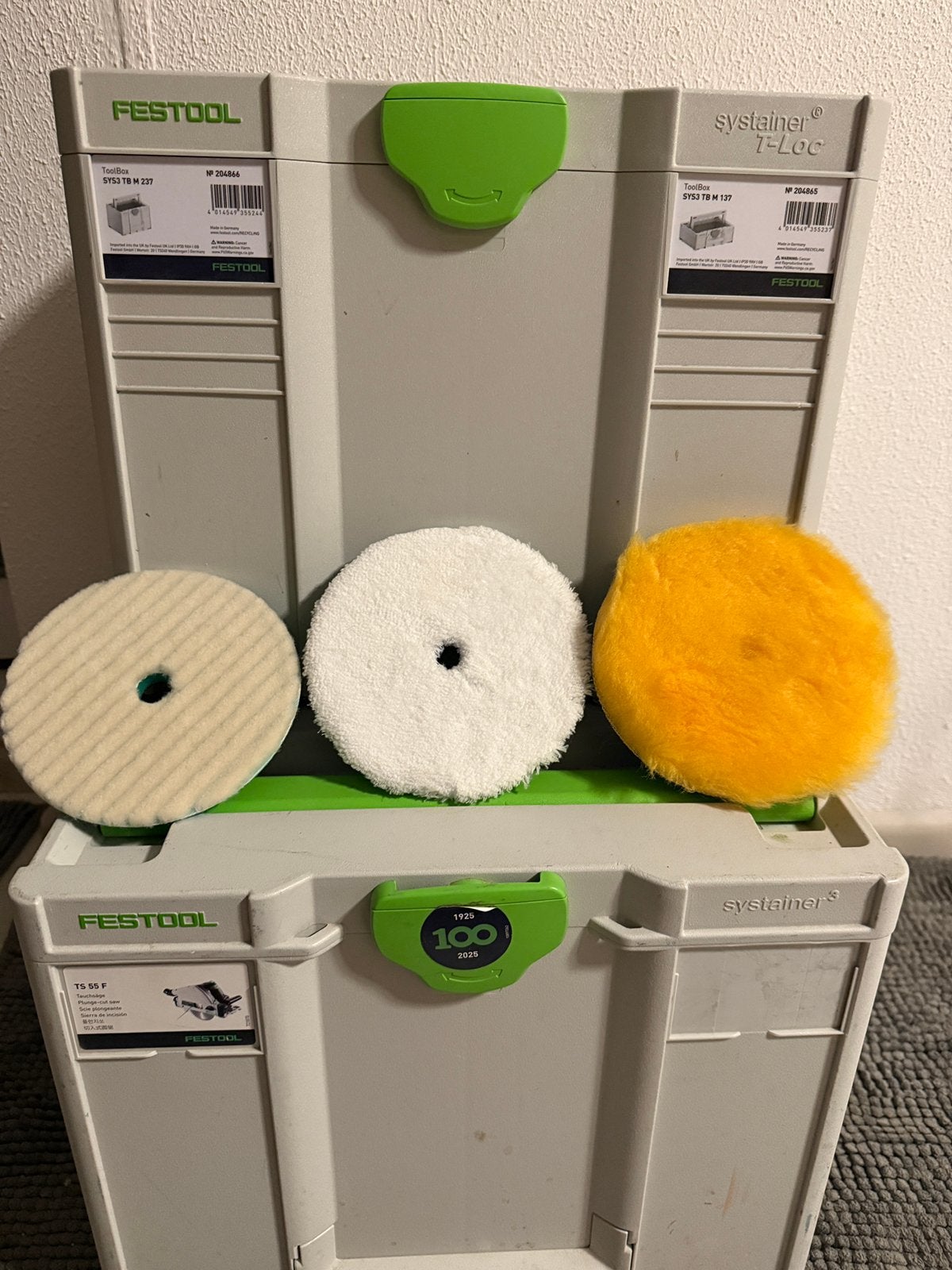 Wollen Polijstpad HEAVY MEDIUM SOFT polijstschijven padden, Ophalen of Verzenden