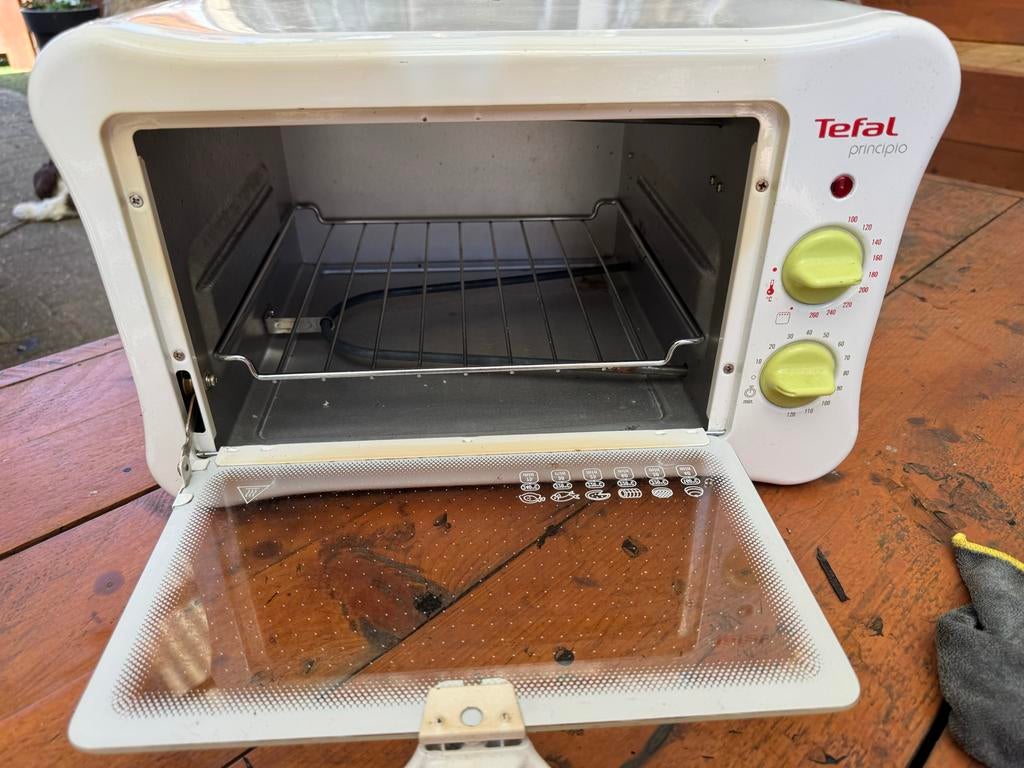 Tefal Principio Campingoven - Compacte Mini Oven, Witgoed en Apparatuur, Ovens, Ophalen, Minder dan 45 cm, Gebruikt, Oven