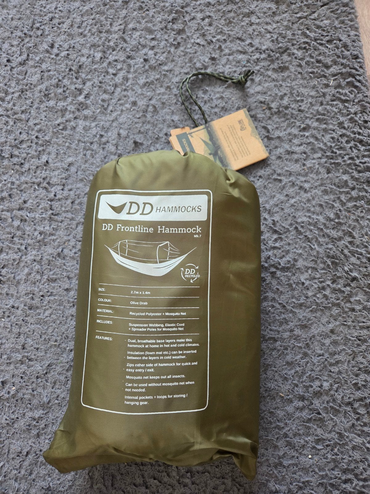 DD Frontline Hammock, Ophalen of Verzenden, Regenjas
