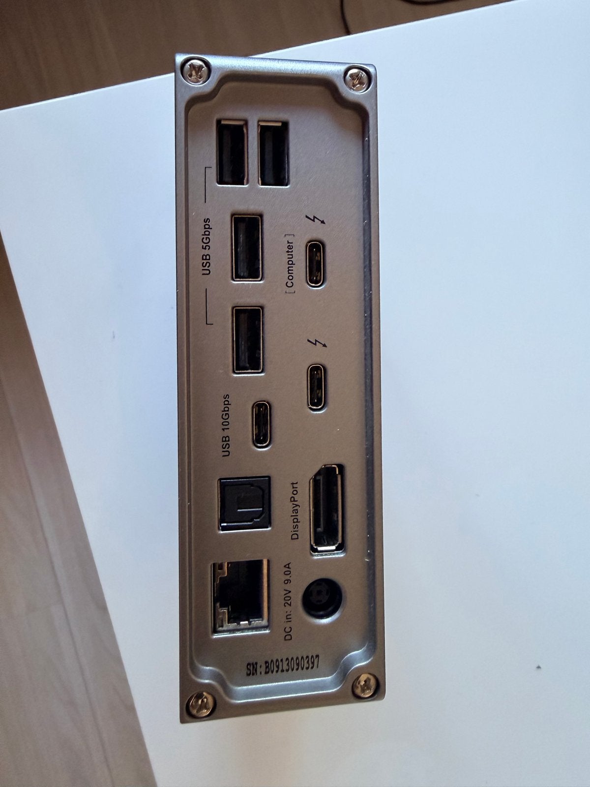 CalDigit Thunderbolt Station 3 Plus Docking Station, Ophalen of Verzenden, Zo goed als nieuw