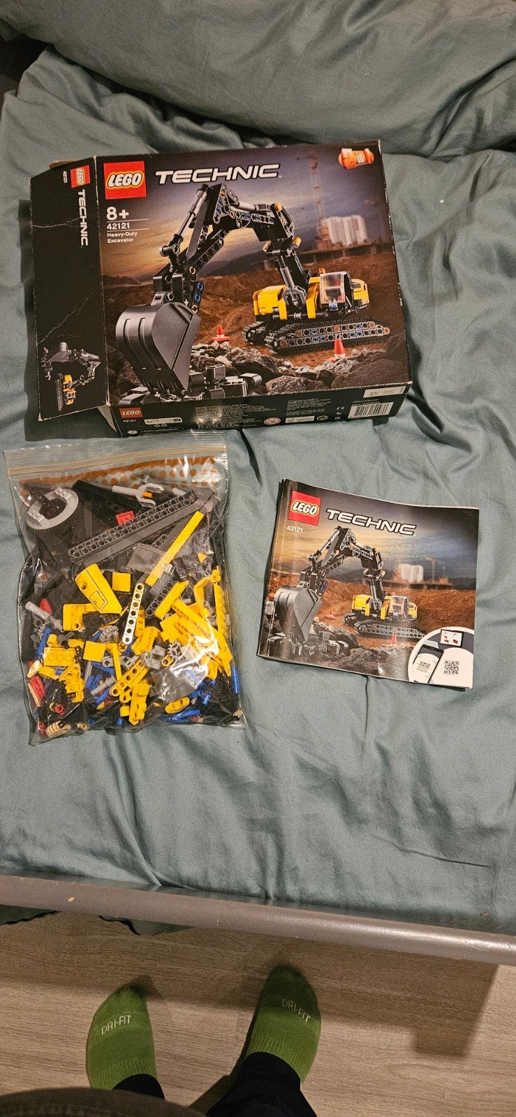 LEGO Technic Graafmachine 42121 - Zo goed als nieuw, Lego, Ophalen of Verzenden, Zo goed als nieuw, Complete set