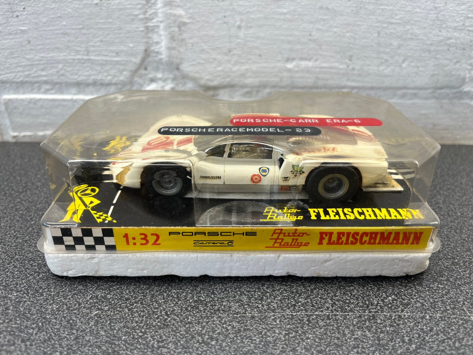 Fleischmann Porsche Meesturende Voorwielen Slot Car Auto, Ophalen of Verzenden, Zo goed als nieuw, Elektrisch, Fleischmann