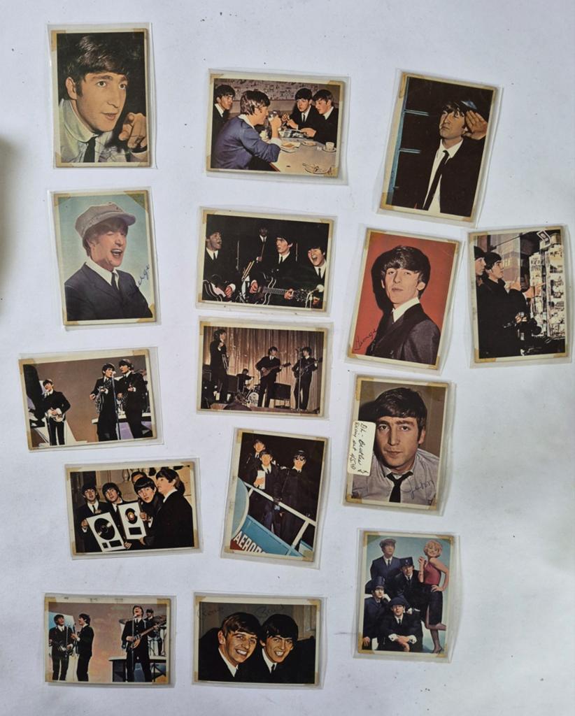 Vintage The Beatles Diary Trading Cards, Ophalen of Verzenden, Gebruikt, Foto of Kaart