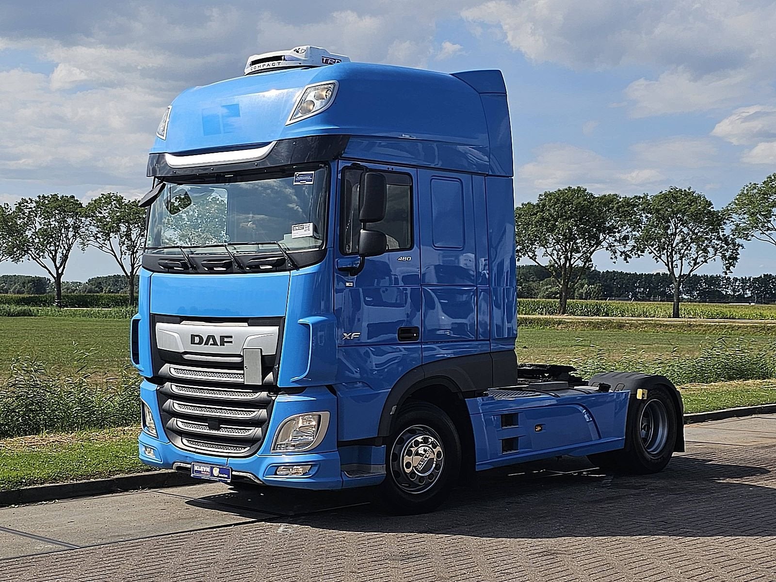 DAF XF 480, Auto's, Vrachtwagens, Automaat, Euro 6, Blauw, Bedrijf