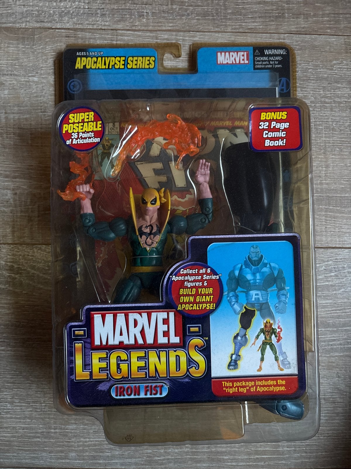 Marvel Legends Iron Fist Apocalypse Series Actiefiguur, Ophalen of Verzenden, Nieuw