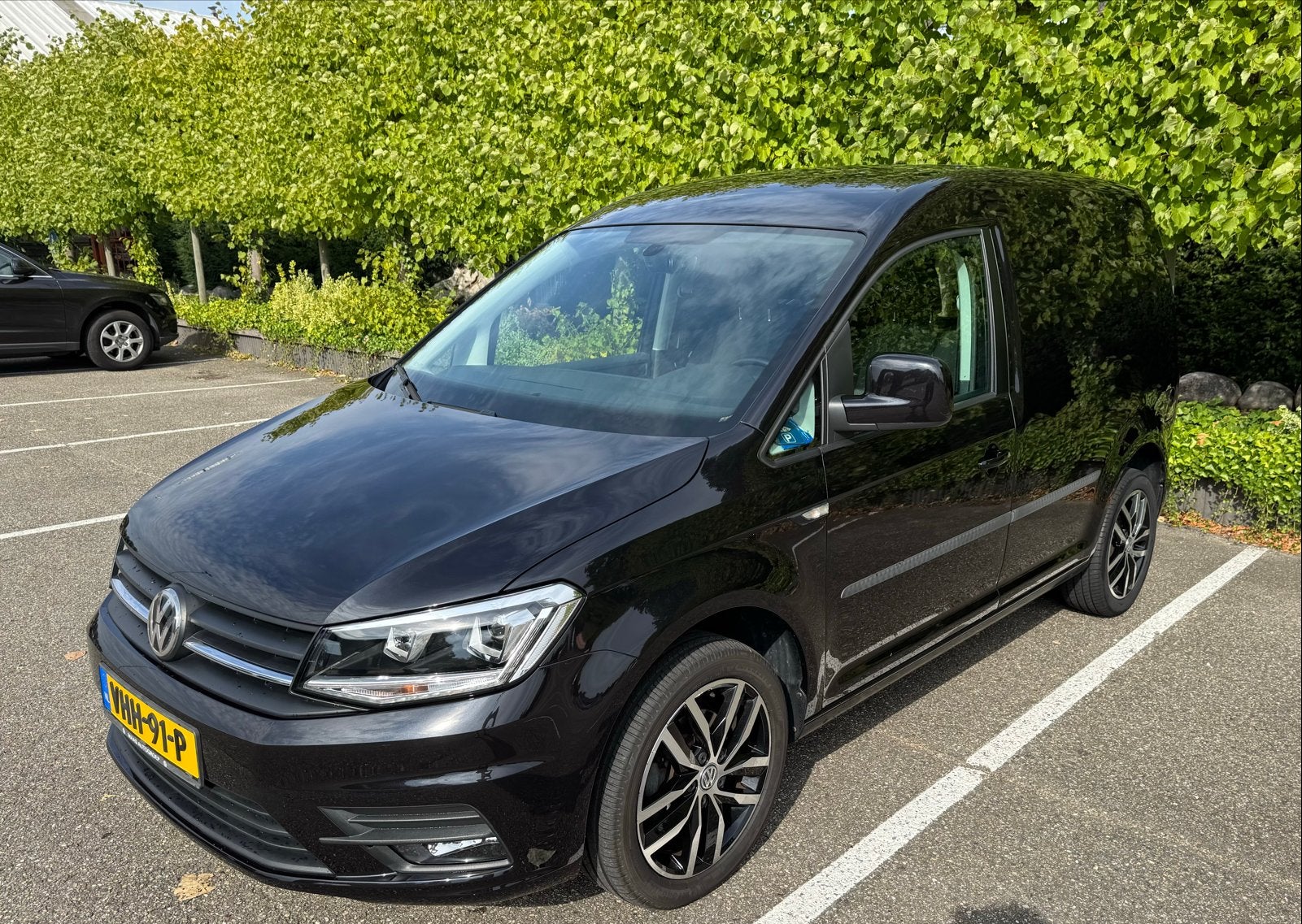 Volkswagen Caddy met BMT L1h1 102pk DSG 2020 Zwart, Auto's, 4 cilinders, 1462 kg, Volkswagen, Zwart