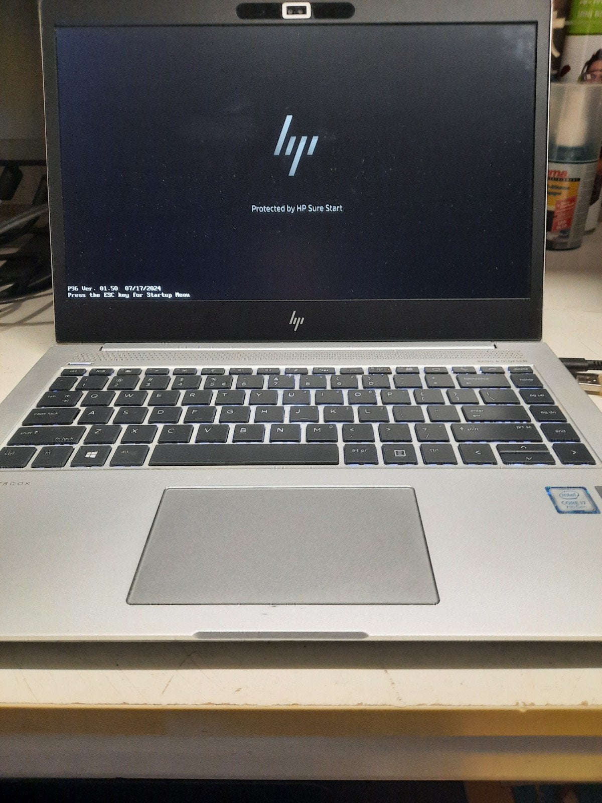 HP 1040 G4 met 7e gen i7 processor, ssd, windows 11, 2 tot 3 Ghz, Qwerty, Hp elitebook, Refurbished