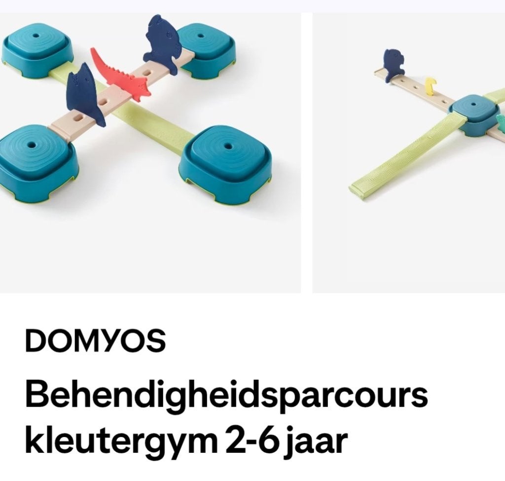 DOMYOS Behendigheidsparcours kleutergym 2-6 jaar, Ophalen, Gebruikt, Jongen of Meisje