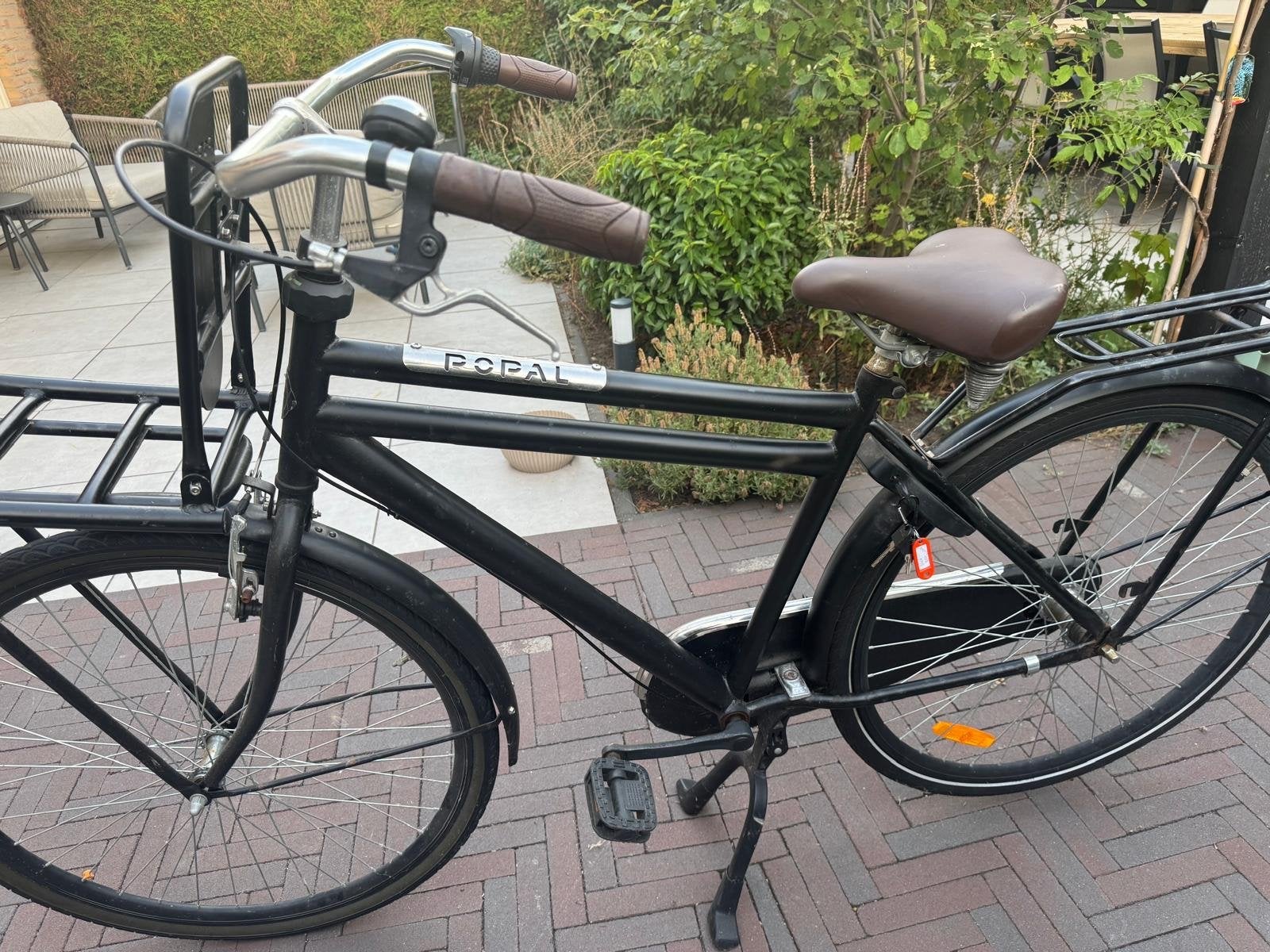 Popal Daily Dutch Basic jongensfiets - Zwart, Terugtraprem, Gebruikt, Versnellingen, Ophalen