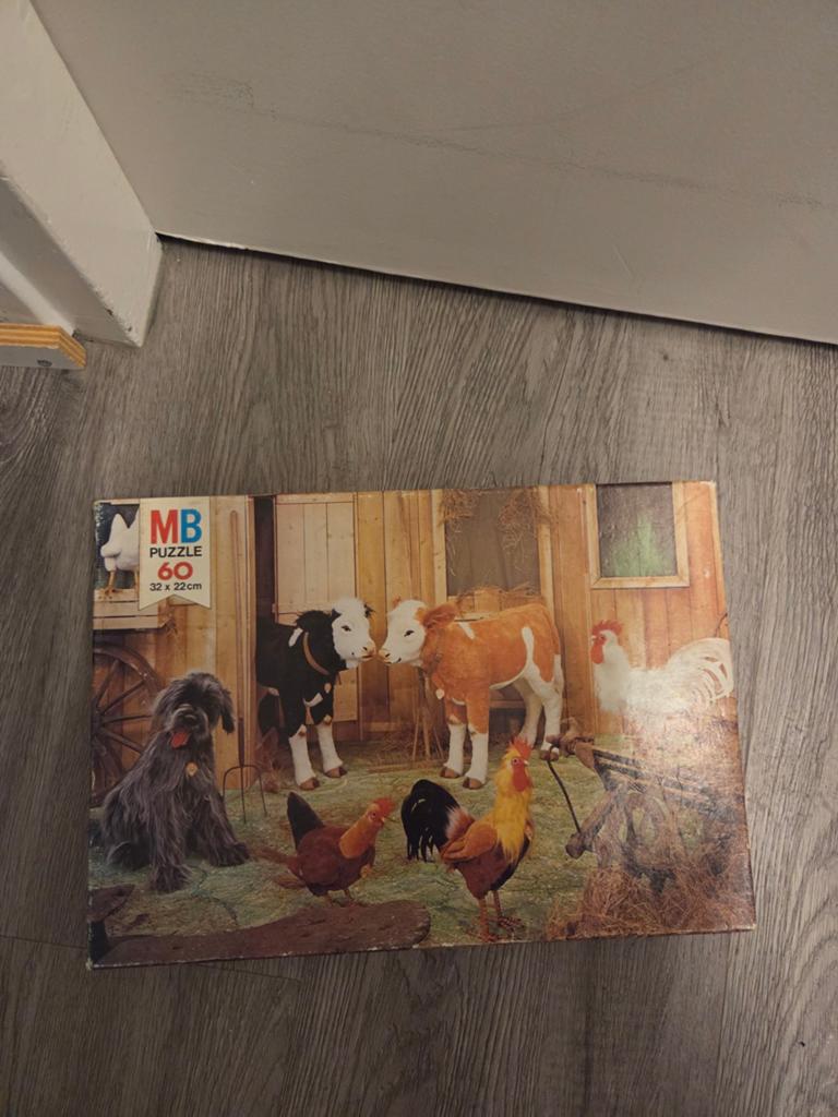 MB puzzel, 60 stukjes, Ophalen of Verzenden, Meer dan 50 stukjes, Gebruikt, 4 tot 6 jaar