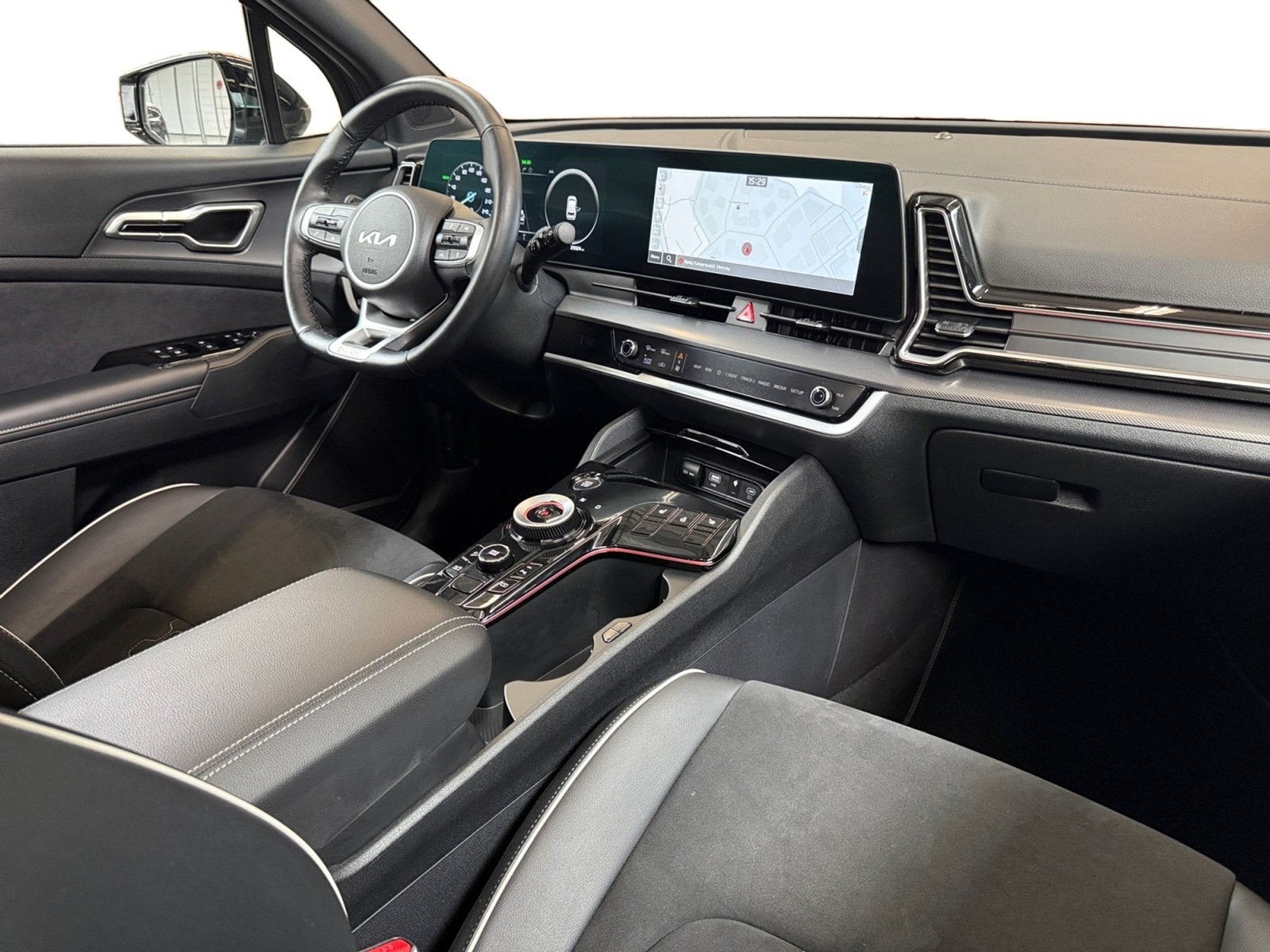 Kia Sportage 1.6 T-GDi Hybrid GT-Line I Panoramadak I Leder, Auto's, Dealer onderhouden, Gebruikt, Euro 6, 4 cilinders