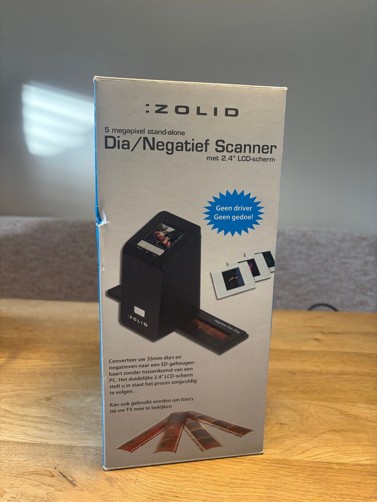 Zo goed als nieuwe dia/negatief scanner met SD-kaart, Ophalen of Verzenden, Zo goed als nieuw, Diascanner