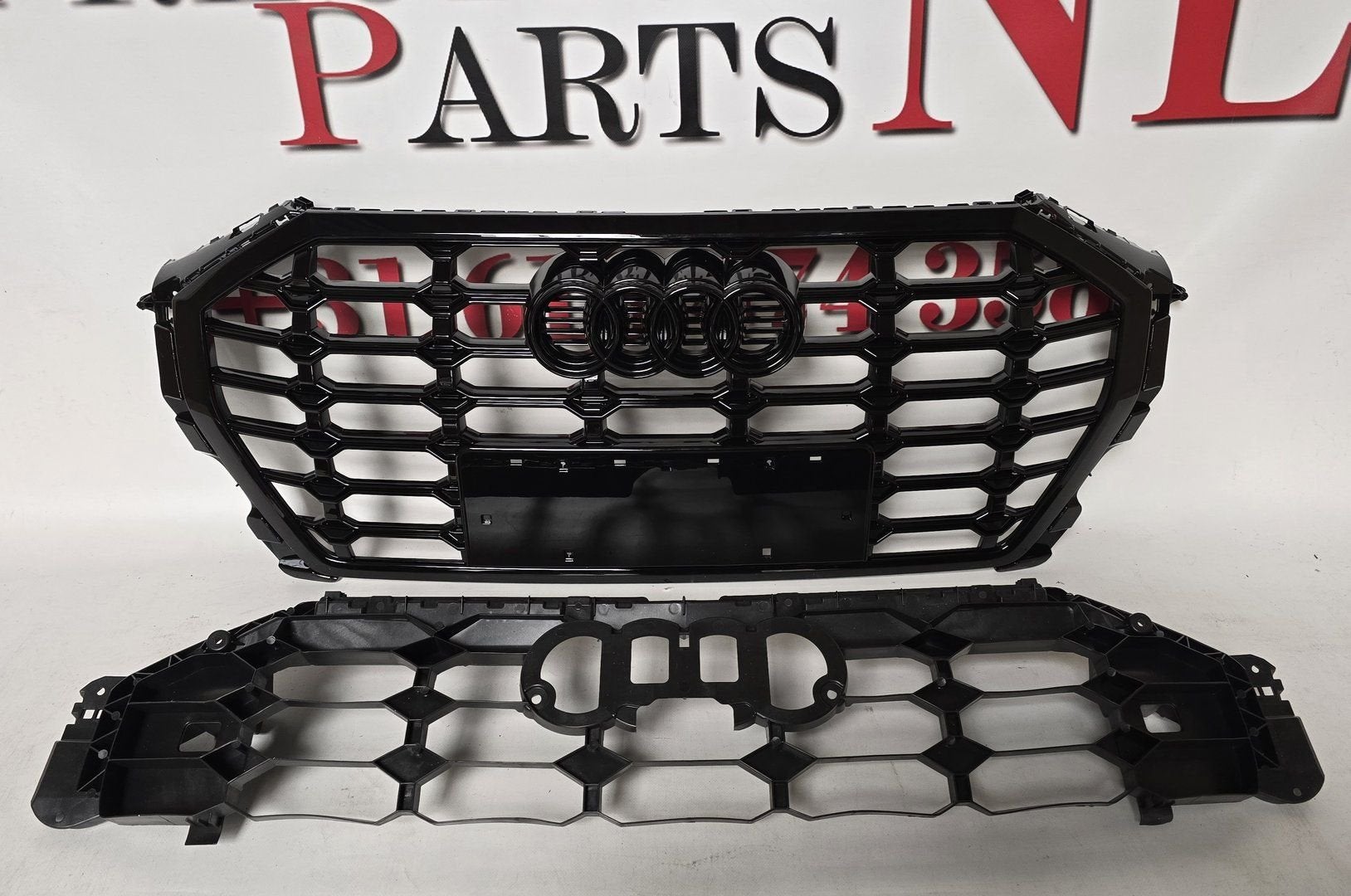 Grill Audi Q3 83A RSQ3 LOOK Grille HOOGLANS ZWART 2018-2025, Auto-onderdelen, -, Nieuw, -, -