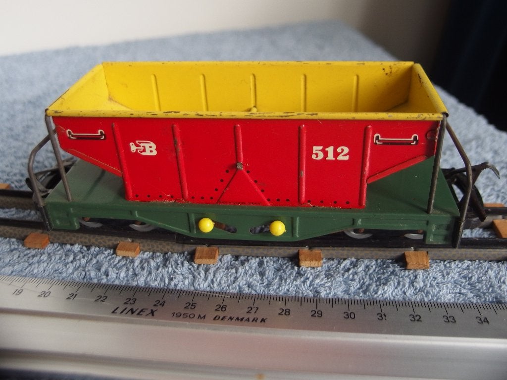 Biller Bahn Dieplader wagon nummer 512 Schaal 0, Overige merken, Gebruikt, Gelijkstroom, Wagon