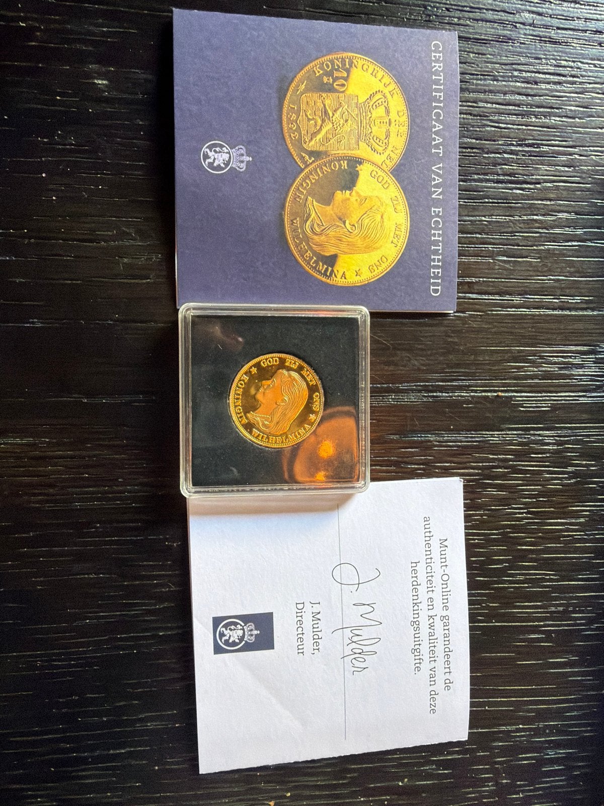 Vergulde Herdenkingsuitgifte Wilhelmina 10 Gulden 1892, Koningin Wilhelmina, Losse munt, 10 gulden, Goud
