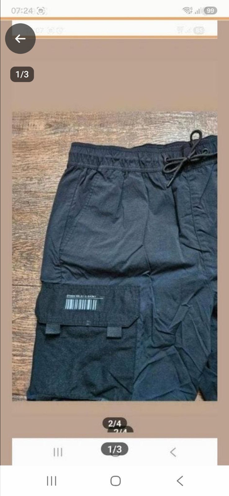 Zwarte cargoshorts van Black Squad L, Black Squad, Maat 48/50 (M), Zwart, Ophalen of Verzenden
