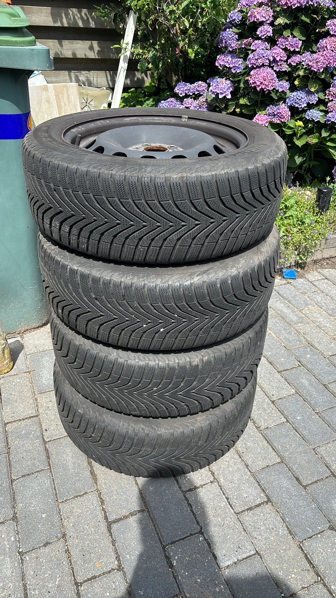 Vredestein Snowtrac 5, 205/55/R16 met velg, Ophalen, 16 inch, 205 mm, Winterbanden