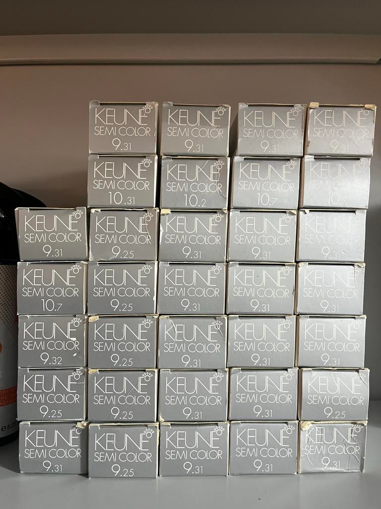800 tubes Keune Kappersverf 750,-  alleen in 1 koop!, Ophalen of Verzenden, Nieuw, Overige typen