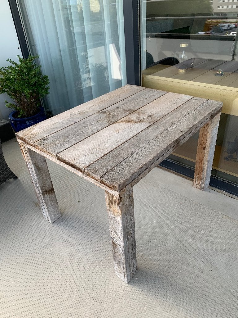 Tuin/balkontafel te koop, Ophalen, Gebruikt, 50 tot 100 cm, 50 tot 100 cm