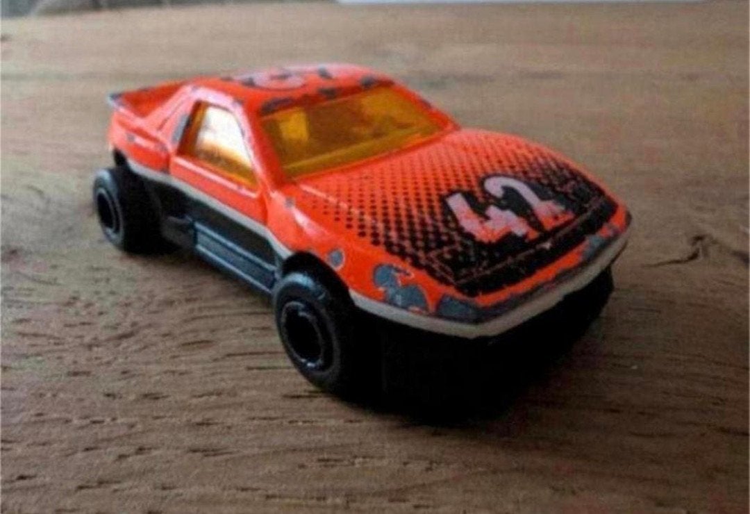 Majorette Pontiac Fiero nr. 206 – Made in France – jaren ’80, Ophalen of Verzenden, Gebruikt, Auto