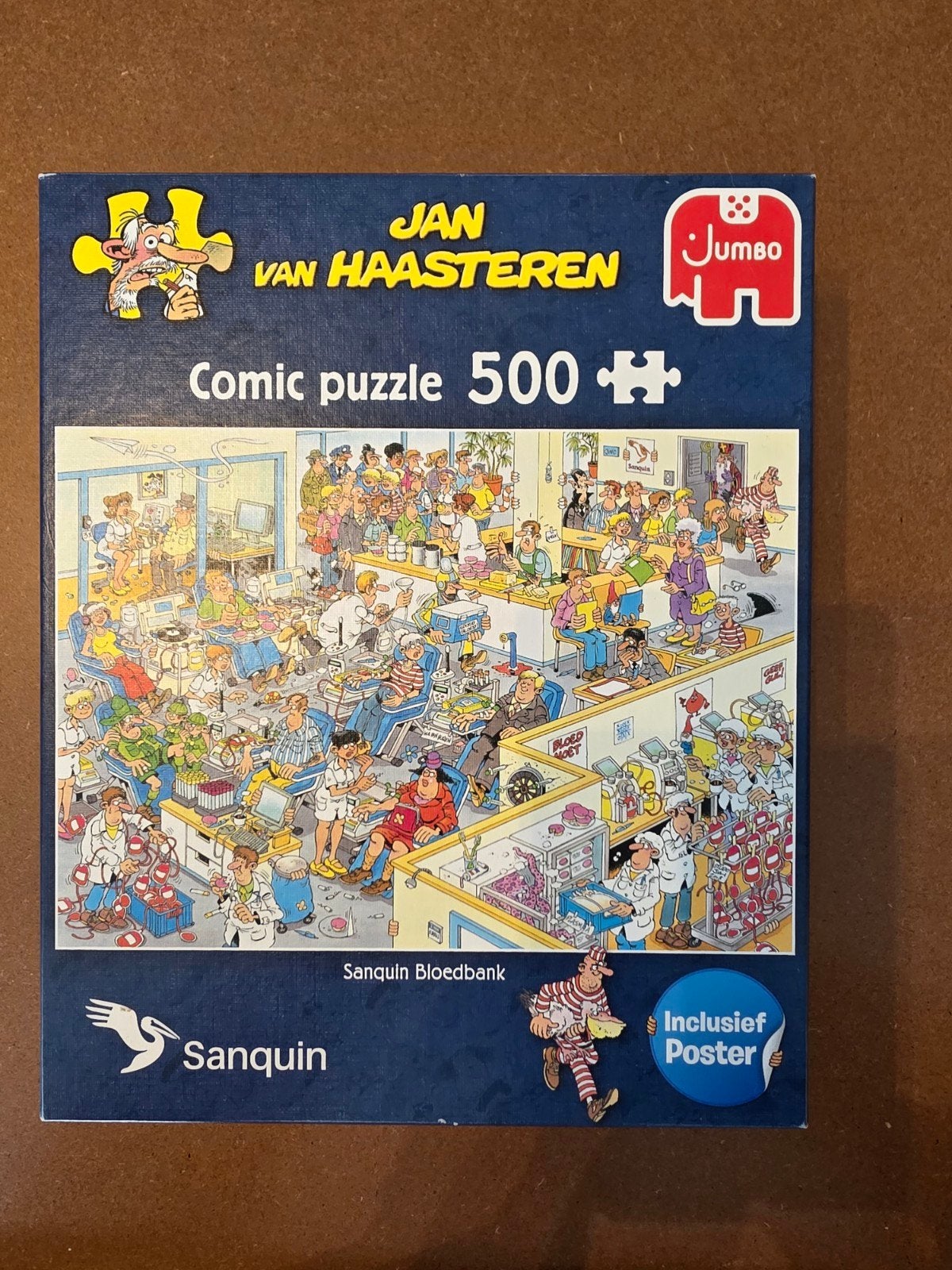 Jan van Haasteren 500 stukjes, Hobby en Vrije tijd, Denksport en Puzzels, Ophalen of Verzenden, 500 t/m 1500 stukjes, Zo goed als nieuw